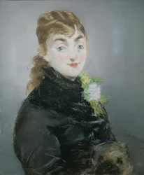 Méry Laurent s mopsem, 1882.