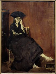 Portrét malířky Berthe Morisot