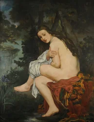 Překvapená nymfa, 1861