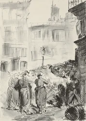 Barikáda, 1871, vytištěno 1884