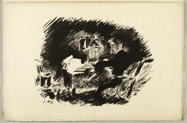 Under the Lamp ("Once upon a půlnoční ponurý..."), z The Raven (Le Corbeau)