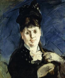 Žena a deštník; La Femme a L"Ombrelle, kolem roku 1875