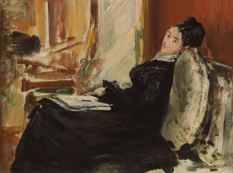Mladá žena s knihou; Mladá žena s knihou, kolem roku 1875