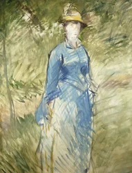 Mladá žena v zeleni; Mladá žena v zeleni, 1882