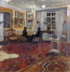 Chat u Fontainových: pan a paní Arthur Fontaineovi; Chat u Fontaines: Monsieur a Madame Arthur Fontaine, 1904