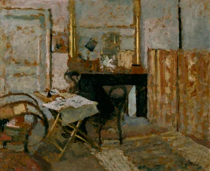 K.X. Roussel Čtení, asi 1904 (olej na kartonu)