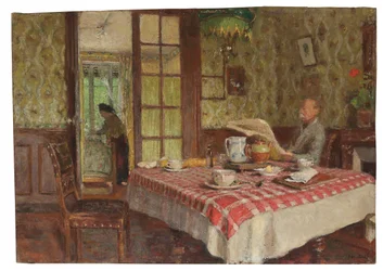 Čtení v jídelně, Vaucresson, 1924