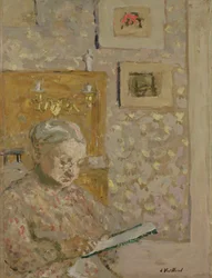 Portrét Madame Vuillardové, matky umělců, kolem roku 1910