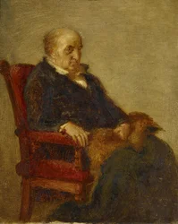 Německy: Studie für das Porträt von Wilhelm von Schadow Studie k portrétu Wilhelma von Schadowa