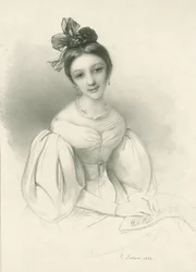 Portrét Clary Wieck-Schumannové 1819-1896, 1832.