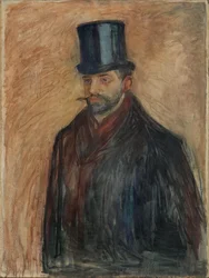 Julius Meier-Graefe, kolem roku 1894 (olej na plátně)