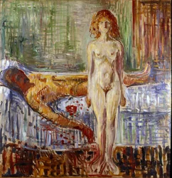 Obraz Smrt Marata II od Edvarda Muncha (1863-1944)