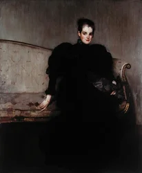 Paní Helen Walton (olej na plátně)