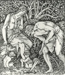 Adam a Eva (Labour: When Adam Delved and Eve Span, Who Was Then the Gentleman?)