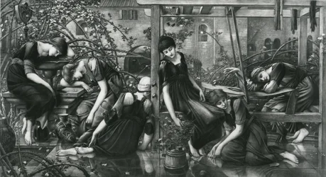 Zahradní dvůr, ze série Briar Rose