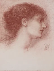 Euphrosyne Cassavetti (červená křída)