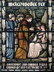 Birmingham, St Martin In The Bull Ring, Morris & Co., Edward Burne-Jones, Klanění tří králů, 1876