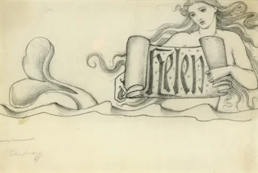 Studie pro Helenu, kolem roku 1880