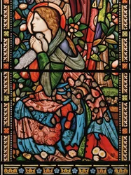 The Annunciation, c.1860 (vitráže)