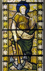 Forest Green, Holy Trinity, Burlison & Grylls, podle Edwarda Burne-Jonese, Hope 1896