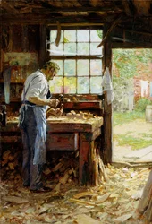 Vesnický tesař, 1899