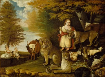 Mírové království, kolem 1830-32 (olej na plátně)