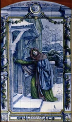 ledna, ze série dlaždicových panelů pro holandskou kuchyni, 1867-8