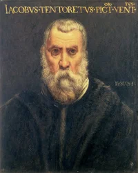 Portrét Jacopa Tintoretta po Tintorettovi