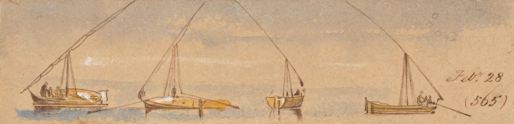 Lodě (dahabeahy); 28. února [1867] (565)