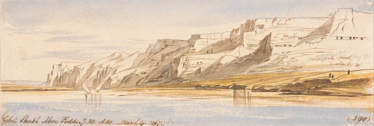 Gebel Sheikh Abu Fodde, 7:30, 4. března 1867 (590)