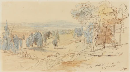 Na cestě do Achmet Aga z Castella a Chalcis, Řecko, 23. června 1848