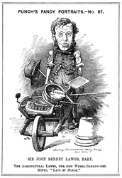 John Bennett Lawes, anglický zemědělec, 1882.