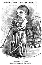 Richard Francis Burton, anglický cestovatel a orientalista, 1882