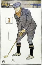 Kalendář: “” Golfový kalendář”” od Edwarda Penfielda