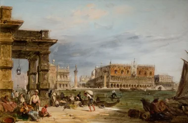 Rialto, Benátky, 1864.