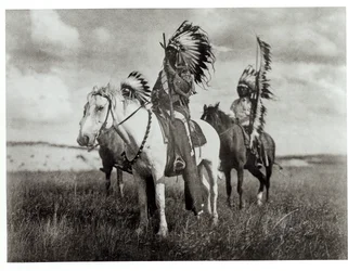 Sioux Chiefs, deska z "The North American Indian"