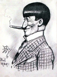 Phil May (1864-1903) (tužka na papíře)