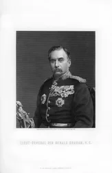 Sir Gerald Graham, britský generálporučík, 1893.