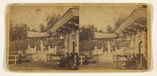 Horský dům Cresson. Nachází se na jednom z nejvyšších vrcholů Alleghenies...[Pennsylvania Central R.R.]