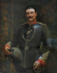 Důstojník dobrovolnického praporu, The Middlesex Regiment, circa 1904