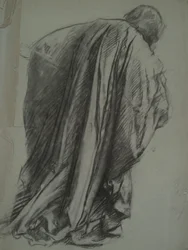 Figurální studie pro Galahad v