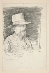 Studie pro generála Meadea: skica nástěnné malby pro budovu státního kapitolu v Harrisburgu v Pensylvánii, 1902-1911 (dokončil John Singer Sargent)