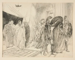 Uvěznění královny - dějství II, scéna I, Zima
