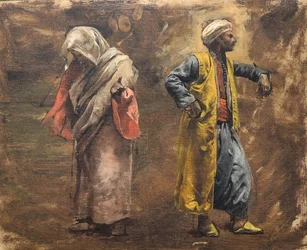 Studie dvou obrazců, ca. 1878.