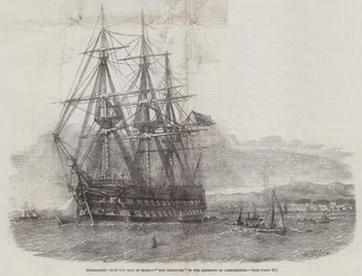 Emigrace z Isle of Skye, Hercules v přístavu Campbellton