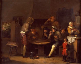 Interiér statku, 1677