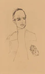 2022 NYR 20682 0724 001(egon schiele sedící chlapec se založenýma rukama portrétní studie dr oska011034)