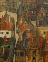 Malé město, také malé město (malba na plátně)