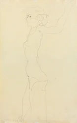 Ženský akt; Madchenakt, 1911
