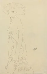 Ženský akt; Madchenakt, 1911